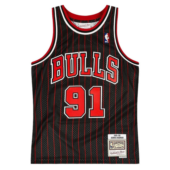 Mitchell & Ness Ανδρική φανέλα Dennis Rodman 91 Chicago Bulls 1995-96 Swingman Jersey